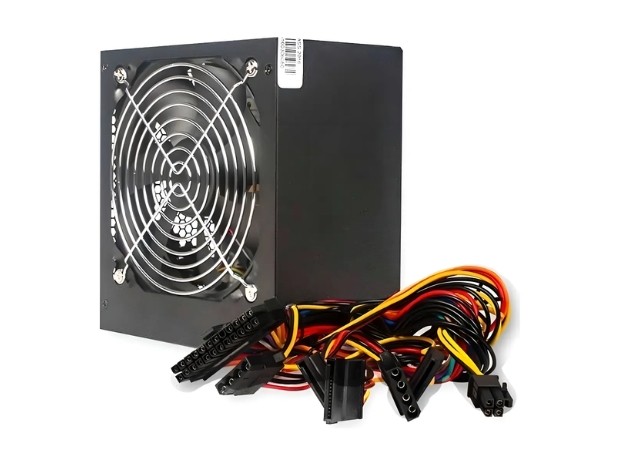&uu FUENTE PC 650W RGB NOGA ATX 24 PINS SATA
